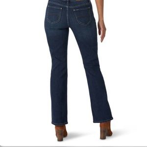 Lee Natural Bootcut Stretch Blue Jeans Size 16 P